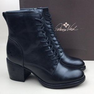 NEW Patricia Nash Goth Granny Lace-up Booties